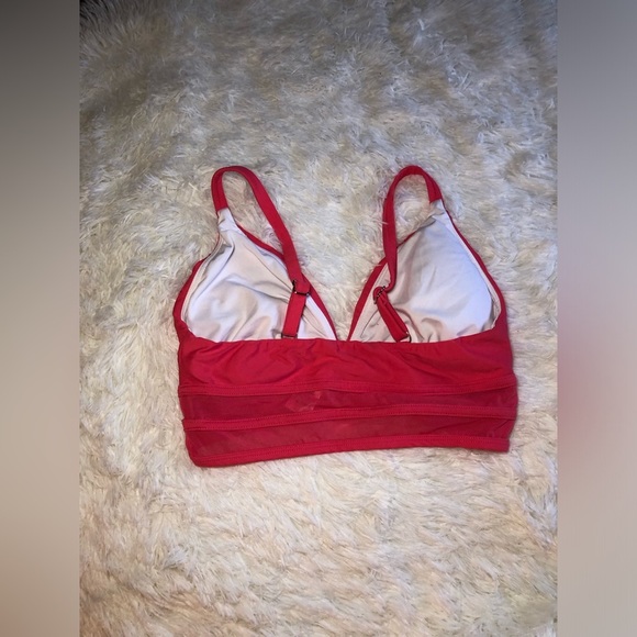VENUS Red Deep Pink Triangle Bikini Top size 6 NWOT - Picture 6 of 10